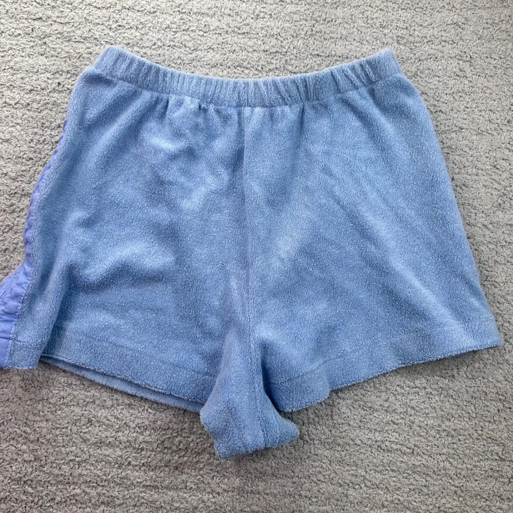 Bronson of California Terry Cloth Shorts Blue Vintage 70s 80s Sport retro